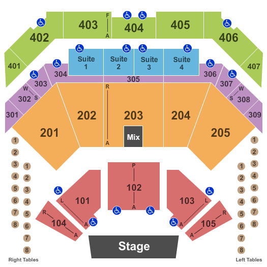 choctaw grand theater seating chart