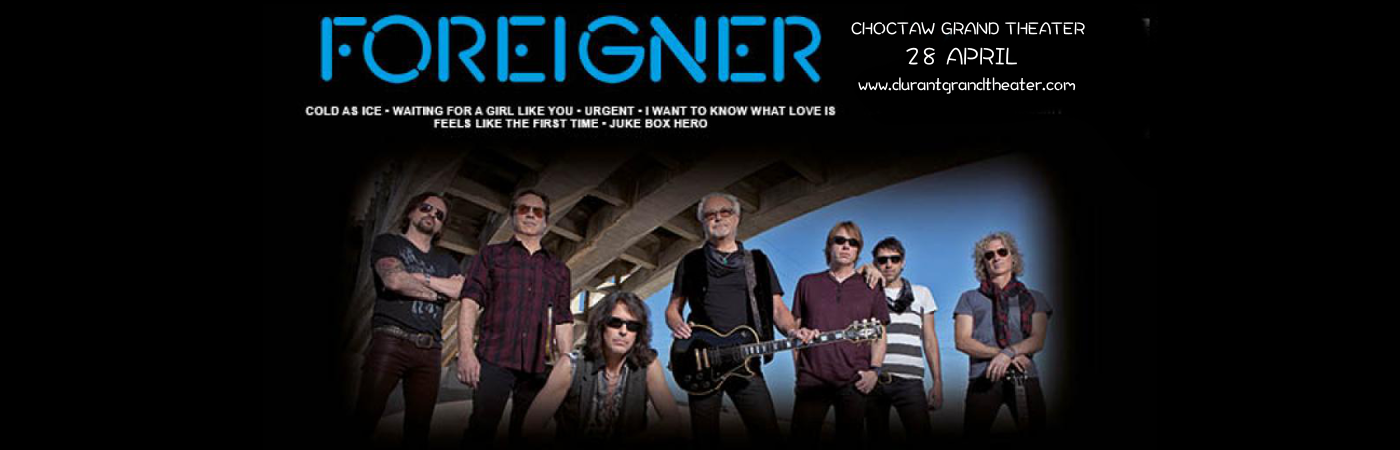 Foreigner at Choctaw Grand Theater