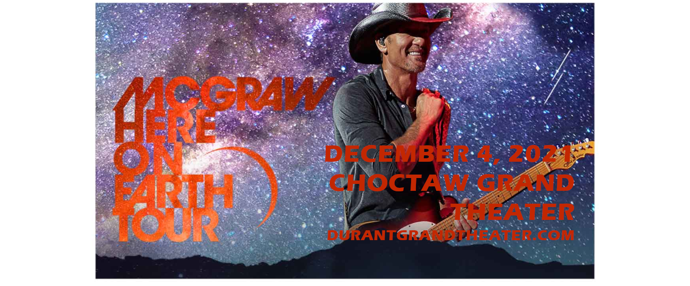 Tim McGraw at Choctaw Grand Theater