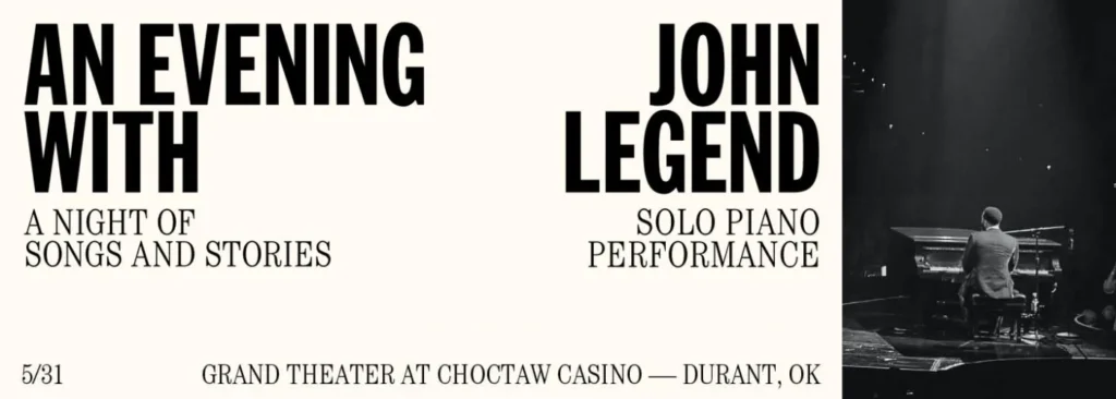 John Legend at Choctaw Casino & Resort