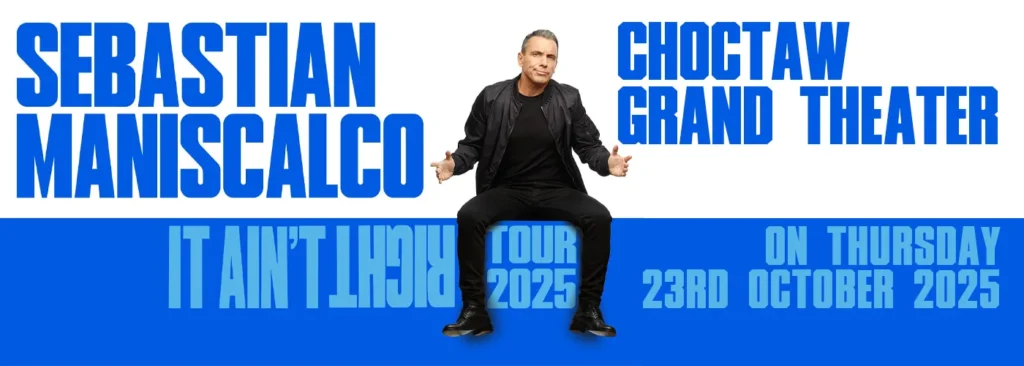 Sebastian Maniscalco at Choctaw Casino & Resort