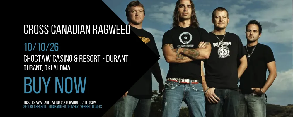 Cross Canadian Ragweed at Choctaw Casino & Resort