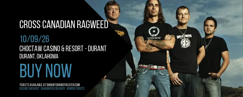 Cross Canadian Ragweed at Choctaw Casino & Resort